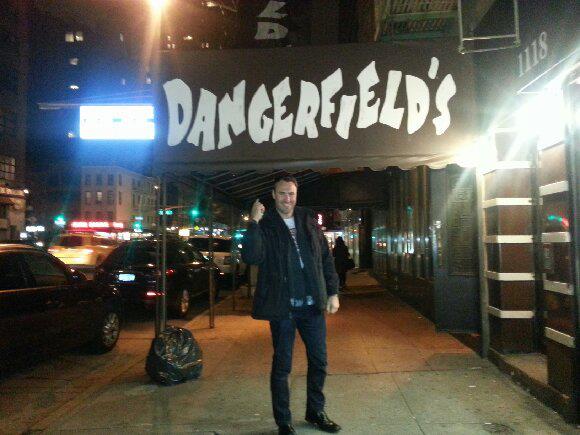 Ben at Dangerfield's Comedy Club in New York City